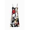 Dámské šaty DESIGUAL 25SWVK40 9019 VEST NEWSPAPER COLLAGE LACROIX 9019 MATERIAL FINISHES - DESIGUAL - 25SWVK40 9019 VEST NEWSPAPER COLLAGE LACROIX