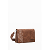 Dámská kabelka DESIGUAL 25SAXP86 6004 BAG GOODALL SAND DORTMUND FLAP 2.0 6004 BROWN - DESIGUAL - 25SAXP86 6004 BAG GOODALL SAND DORTMUND FLAP 2.0
