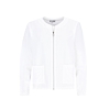 Dámská mikina HAJO 19753 218 D Jacke Blouson Leinenoptik 218 ecru