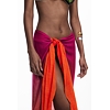 Dámský šátek DESIGUAL 25SAWA16 7002 PAREO DEGRADATE FALDA PAREO 7002 ORANGE - DESIGUAL - 25SAWA16 7002 PAREO DEGRADATE FALDA PAREO