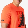 Pánské funkční triko HELLY HANSEN 34419 304 HP RACE GRAPHIC T-SHIRT 304 BONFIRE - Helly Hansen - 34419 304 HP RACE GRAPHIC T-SHIRT