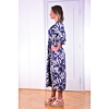 Dámské šaty HAJO 10537 209 D Kleid Blätterdruck 3/4 Arm 209 leinen - HAJO - 10537 209 D Kleid Blätterdruck 3/4 Arm