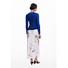 Dámská sukně DESIGUAL 25WWFK07 1001 FAL BREAKING NEWS 1001 WHITE - DESIGUAL - 25WWFK07 1001 FAL BREAKING NEWS