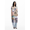 Dámská košile DESIGUAL 25WWCW18 6063 CAM PHOTOPOSTAL 6063 BROWN - DESIGUAL - 25WWCW18 6063 CAM PHOTOPOSTAL