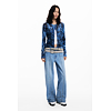 Dámský svetr DESIGUAL 25WWJF12 5016 JERS KASSIDY 5016 BLUE - DESIGUAL - 25WWJF12 5016 JERS KASSIDY