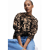 Dámský svetr DESIGUAL 25WWJF43 6001 JERS MINNIE 6001 BROWN - DESIGUAL - 25WWJF43 6001 JERS MINNIE