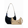 Dámská kabelka DESIGUAL 25WAXP49 2000 BAG DELTA LYRA BLACK 2000 BLACK - DESIGUAL - 25WAXP49 2000 BAG DELTA LYRA BLACK