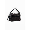 Dámská kabelka DESIGUAL 25WAXPBA 6009 BAG STENCIL FLOWER LOVERTY 3.0 CHOCO 6009 BROWN - DESIGUAL - 25WAXPBA 6009 BAG STENCIL FLOWER LOVERTY 3.0 CHOCO