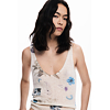 Dámský svetr DESIGUAL ESTOCOLMO Bílá - DESIGUAL - 25WWJF14 1011 JERS ESTOCOLMO