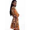 Dámské zimní šaty DESIGUAL BOHOSHORT Oranžová - DESIGUAL - 25WWVW18 7002 VEST BOHOSHORT
