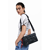 Dámská kabelka DESIGUAL MICKEY STUDS DORTMUND 2.0 Šedá - DESIGUAL - 25WAXD08 2070 BAG MICKEY STUDS DORTMUND 2.0