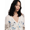 Dámský svetr DESIGUAL ESTOCOLMO Bílá - DESIGUAL - 25WWJF14 1011 JERS ESTOCOLMO