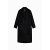 Dámský fashion kabát DESIGUAL PATCH BLACK Černá - DESIGUAL - 25WWEW16 2000 COAT PATCH BLACK