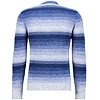 Pánský svetr RAGMAN Roundneck stripe Modrá - Ragman - 466681 711 Roundneck stripe