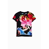 Dámské triko DESIGUAL MULTIFLOWERS Multicolor - DESIGUAL - 26SWTK49 9019 TS MULTIFLOWERS LACROIX