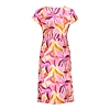 Dámské letní šaty Geisha Dress v-neck AOP Růžová - Geisha - 67154-60 JUNE 380 Dress v-neck short jersey AOP