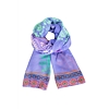 Dámský šátek DESIGUAL FOULARD RECTANGLE AFRICAN ART 5006 JEANS