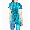 Dámské triko DESIGUAL A T-S SHORT SLEEVE W 4100 VERDE ATURQUESADO - DESIGUAL - 71T2SA4 4100 TS_A T-S SHORT SLEEVE W