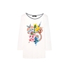 Dámské triko DESIGUAL SIMBA 1000 BLANCO - DESIGUAL - 17WWTK05 1000 TS_SIMBA