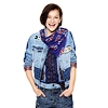 Dámský šátek DESIGUAL FRISBEE SQUARE 5202 SPECTRUM BLUE - DESIGUAL - 18SAWW83 5202 FOULARD_FRISBEE SQUARE