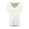 Dámské triko GARCIA T SHIRT 53 bílá tisk - GARCIA - P80215 53 ladies T shirt ss