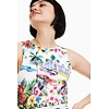 Dámské šaty DESIGUAL ANNA 1000 BLANCO - DESIGUAL - 19SWVK78 1000 VEST_ANNA