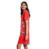 Dámské šaty DESIGUAL DAMIS 3036 ROJO CLAVEL - DESIGUAL - 19WWVW86 3036 VEST_DAMIS