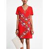 Dámské šaty DESIGUAL DAMIS 3036 ROJO CLAVEL - DESIGUAL - 19WWVW86 3036 VEST_DAMIS