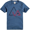 Pánské triko GARCIA mens T-shirt ss 2614 storm blue - GARCIA - S01002 2614 mens T-shirt ss