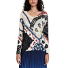 Dámský svetr DESIGUAL BERGEN 9019 TUTTI FRUTI - DESIGUAL - 20WWJFA6 9019 JERS_BERGEN