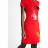 Dámské šaty DESIGUAL MICKEY 3036 ROJO CLAVEL - DESIGUAL - 21SWVKAY 3036 VEST_MICKEY