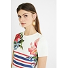 Dámské šaty DESIGUAL SAIFO 1000 BLANCO - DESIGUAL - 21SWVK75 1000 VEST_SAIFO