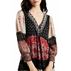 Dámské šaty DESIGUAL ESTAMBUL 3007 BURGUNDY - DESIGUAL - 21WWVW52 3007 VEST_ESTAMBUL