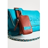 Dámská kabelka DESIGUAL HALF LOGO VENECIA 5013 TURQUOISE - DESIGUAL - 22SAXPAF 5013 BOLS_HALF LOGO VENECIA