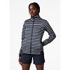 Dámská mikina HELLY HANSEN W CREW FLEECE JACKET 598 NAVY STRIPE