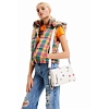 Dámská kabelka DESIGUAL FRESIA DORTMUND 1000 WHITE - DESIGUAL - 23SAXPA6 1000 BOLS FRESIA DORTMUND