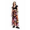 Dámské šaty DESIGUAL MARSELLA-LACROIX 2000 BLACK - DESIGUAL - 23SWVK36 2000 VEST MARSELLA-LACROIX