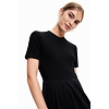 Dámské šaty DESIGUAL VICTORIA 2000 BLACK - DESIGUAL - 23SWVW34 2000 VEST VICTORIA