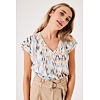 Dámská halenka GARCIA ladies T-shirt ss 4294 whitecap - GARCIA - B30205 4294 ladies T-shirt ss