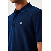 Pánské polo GARCIA mens polo ss 1050 indigo - GARCIA - Z1104 1050 mens polo ss