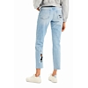 Dámské jeans DESIGUAL BUGS 5160 BLUE - DESIGUAL - 23SWDD50 5160 DENIM BUGS