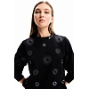 Dámská mikina DESIGUAL BLINGA 2000 BLACK - DESIGUAL - 23WWSK32 2000 SWEAT BLINGA