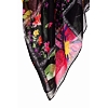 Dámský šátek DESIGUAL FLORES PATCH 2000 BLACK - DESIGUAL - 23WAWA22 2000 FOU FLORES PATCH