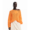 Dámský svetr DESIGUAL 25SWJF26 7009 JERS BRUMA 7009 ORANGE