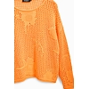 Dámský svetr DESIGUAL 25SWJF26 7009 JERS BRUMA 7009 ORANGE - DESIGUAL - 25SWJF26 7009 JERS BRUMA
