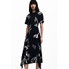 Dámské šaty DESIGUAL 25WWVK44 2000 VEST CALMA 2000 BLACK - DESIGUAL - 25WWVK44 2000 VEST CALMA