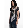 Dámský šátek DESIGUAL 25WAWA13 9019 FOU JULIETT 9019 MATERIAL FINISHES - DESIGUAL - 25WAWA13 9019 FOU JULIETT