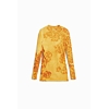 Dámský svetr DESIGUAL 25WWJF38 8018 JERS OTTAWA 8018 YELLOW - DESIGUAL - 25WWJF38 8018 JERS OTTAWA