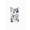 Dámské triko DESIGUAL 25WWTK10 1000 TS BREAKING NEWS 1000 WHITE - DESIGUAL - 25WWTK10 1000 TS BREAKING NEWS