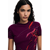 Dámské triko DESIGUAL 25WWTK16 3161 TS LALA 3161 RED - DESIGUAL - 25WWTK16 3161 TS LALA